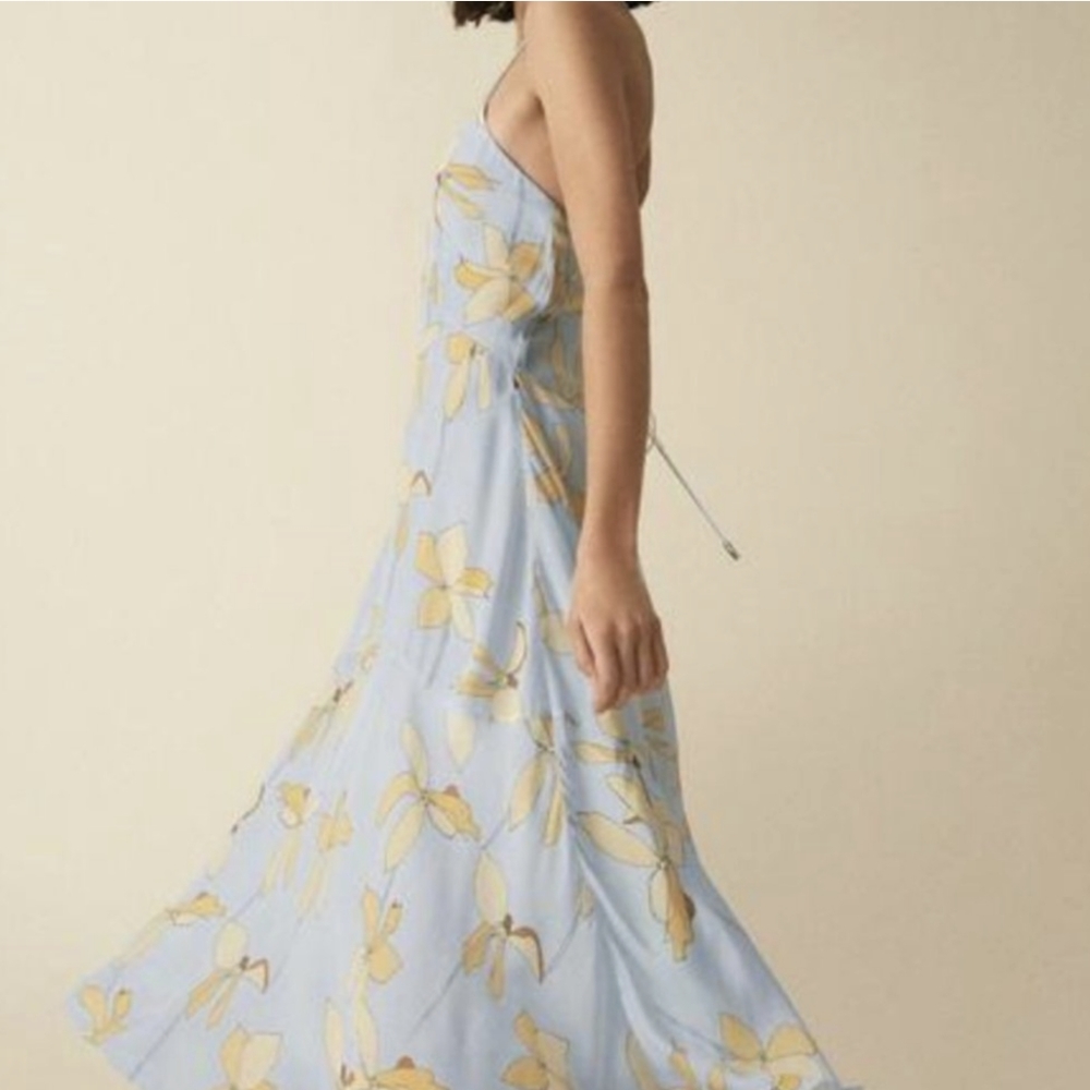Reiss Strappy Floral Dress